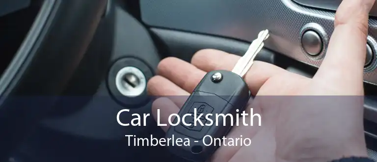 Car Locksmith Timberlea - Ontario