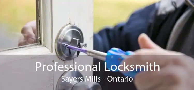 Professional Locksmith Sayers Mills - Ontario